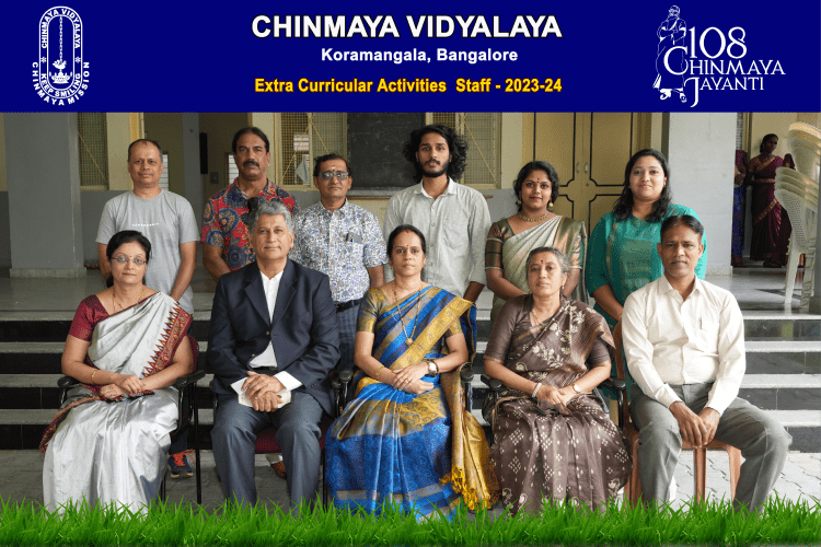 ECA staff 23 24 2 - Chinmaya Vidyalaya, Koramangala