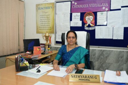 Principal e1696777343681 - Chinmaya Vidyalaya, Koramangala