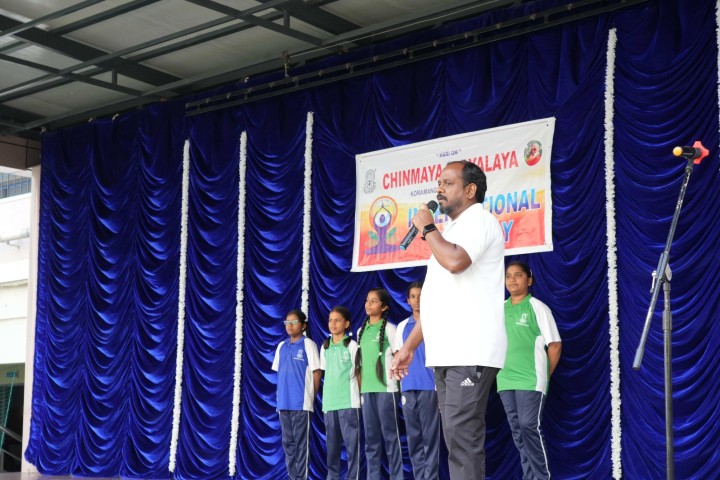 Internatinal Yoga Day - Chinmaya Vidyalaya, Koramangala